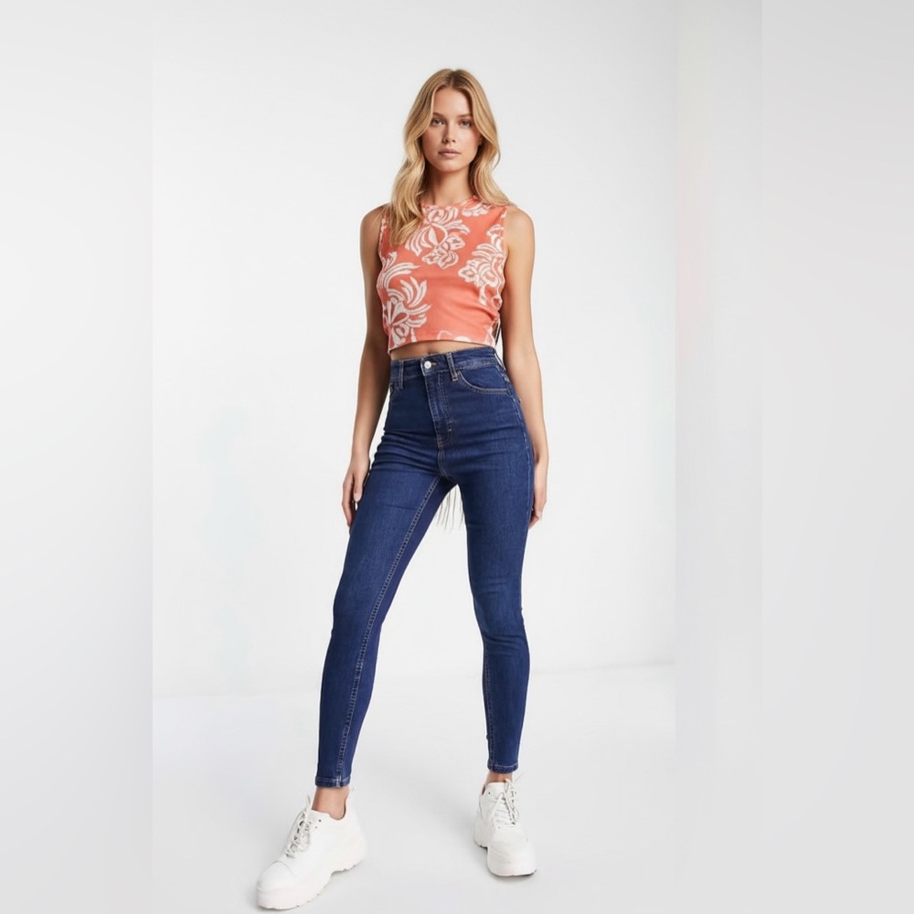 Top Shop Moto Jamie High Rise Skinny Jeans
